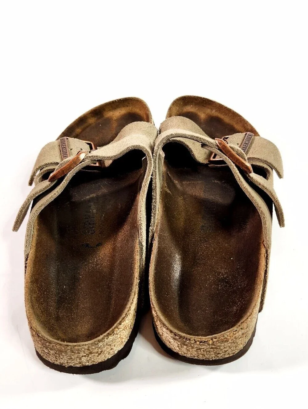Birkenstock Suede Leather Two-Strap Sandals